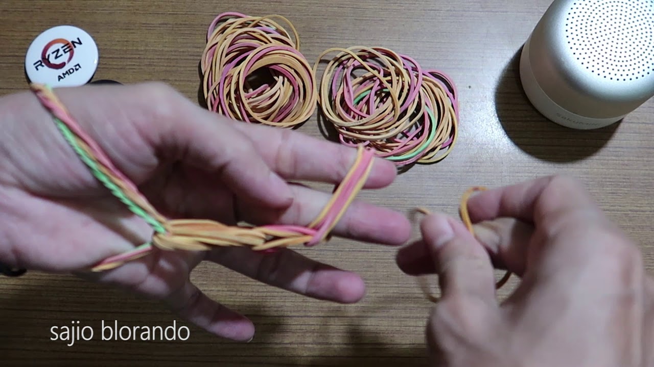 Membuat Tali Skipping Dari Gelang Karet Bekas Makanan | Mudah Dan Murah