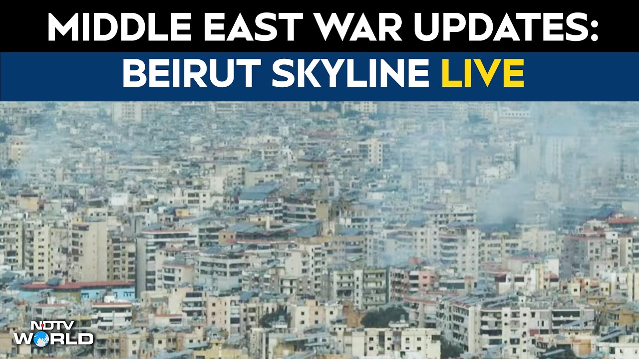 LIVE: Beirut Skyline As Israel's Military Launches New Airstrikes Against Hezbollah