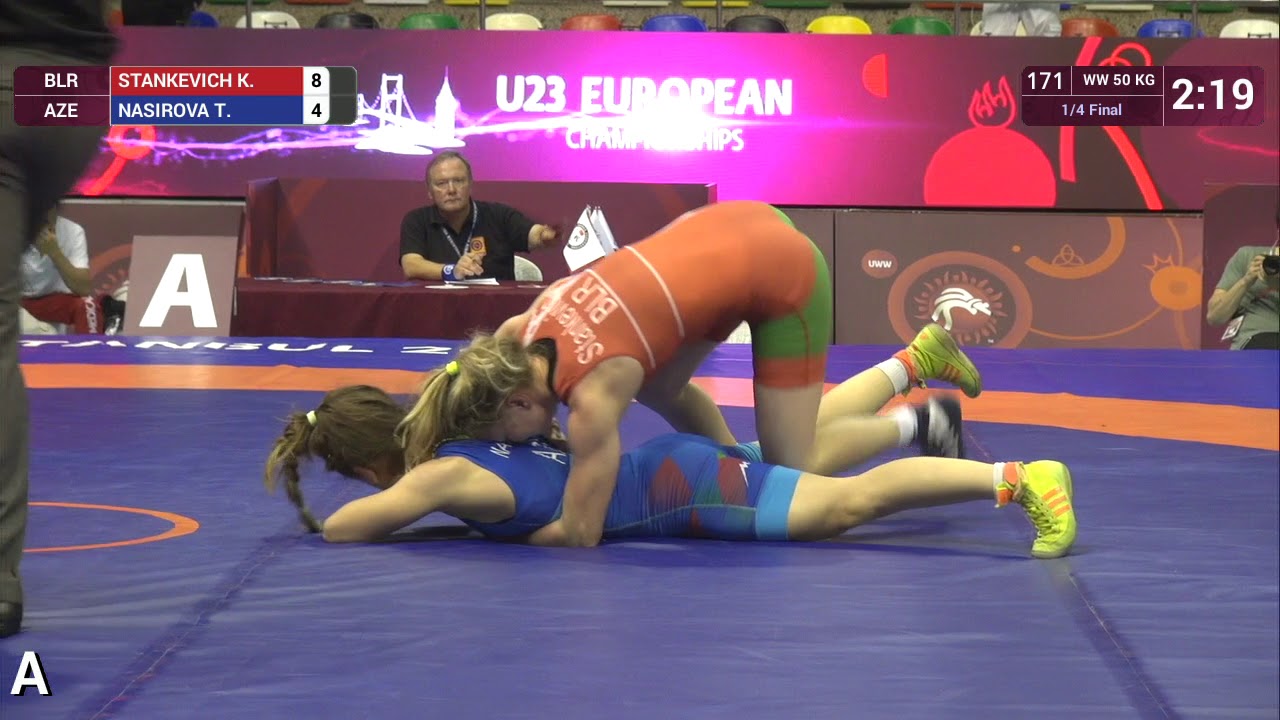 1/4 WW - 50 kg: K. STANKEVICH (BLR) v. T. NASIROVA (AZE)