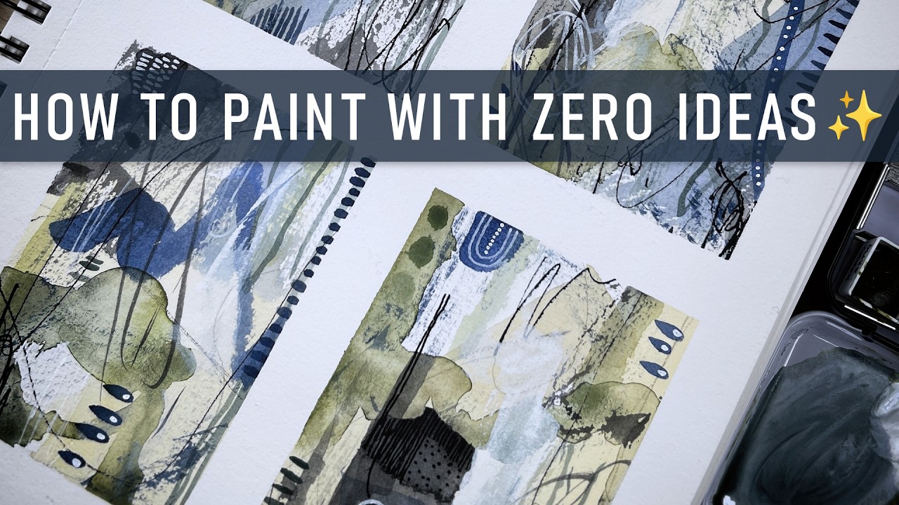 ABSTRACT WATERCOLOR Art for When You Feel Uninspired 🎨