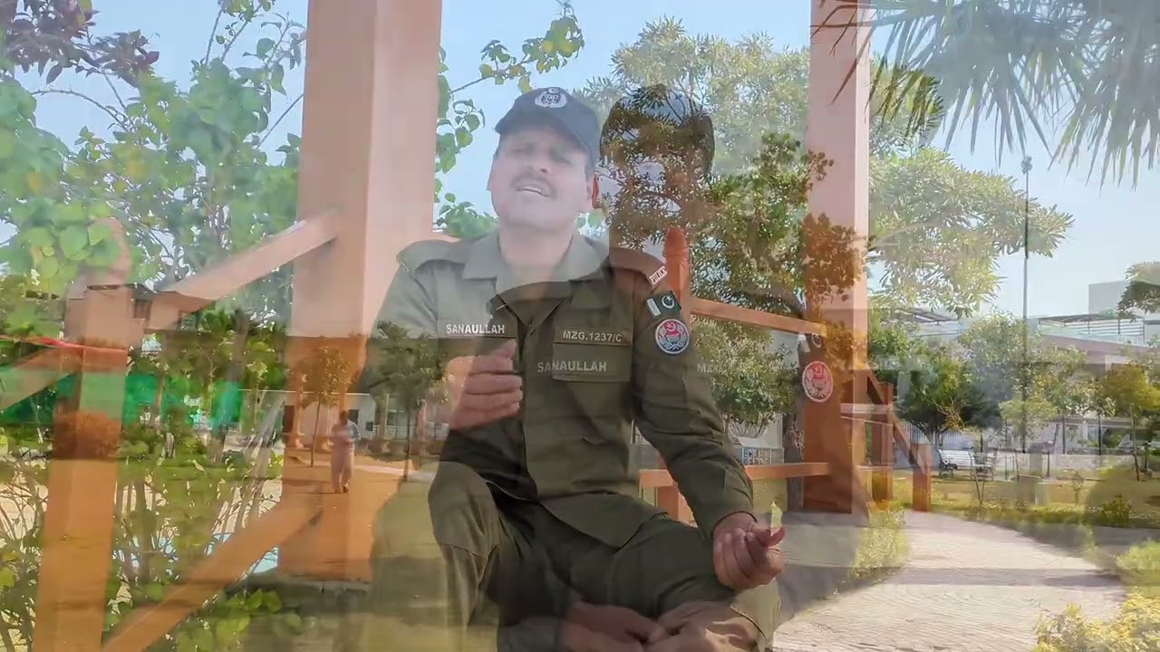 Police wala naat khawan new naat/ saire Gullshion kon dekhy Malik sanaullah 