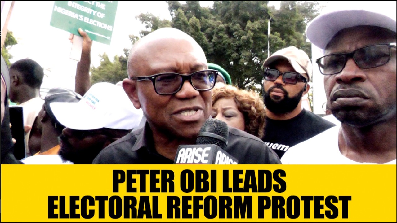 Peter Obi Addresses Occupy National Assembly Protesters, Demand Real-Time E-Transmission of Results