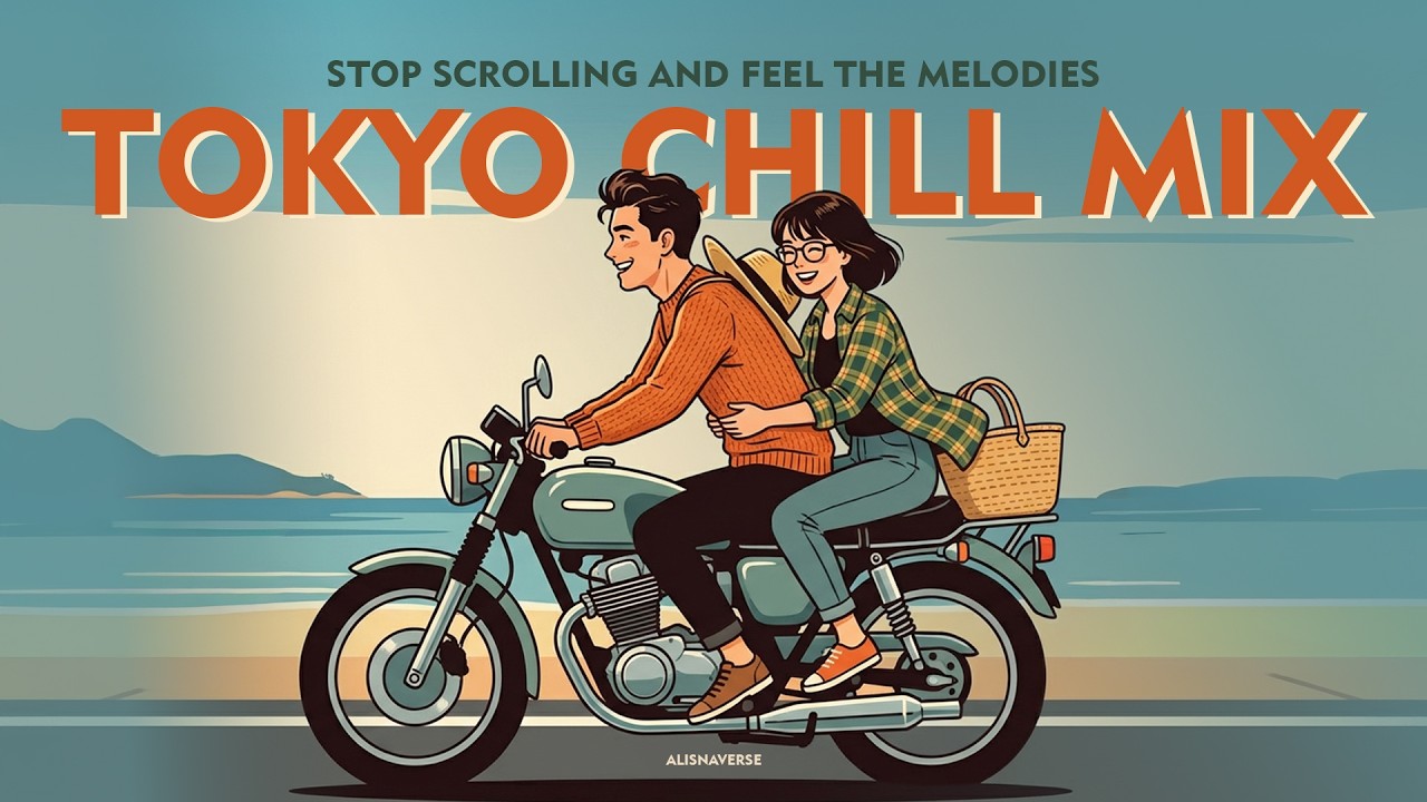 Warm Tokyo Night Chillhop – Japanese R&B × Neo Soul Lofi Mix | Night Drive & Study Beats