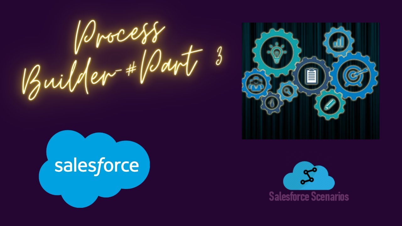 Process Builder- #PART3 || Schedule Actions and Define Multiple criteria in one process