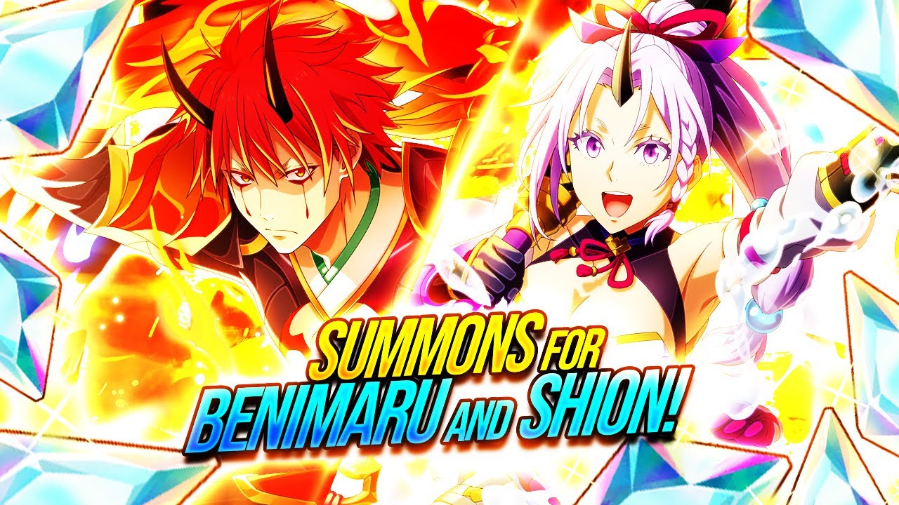 SCARLET BONDS 2.0! SUMMONS FOR OGRE'S PRIDE BENIMARU AND SHION! (Slime: Isekai Memories)