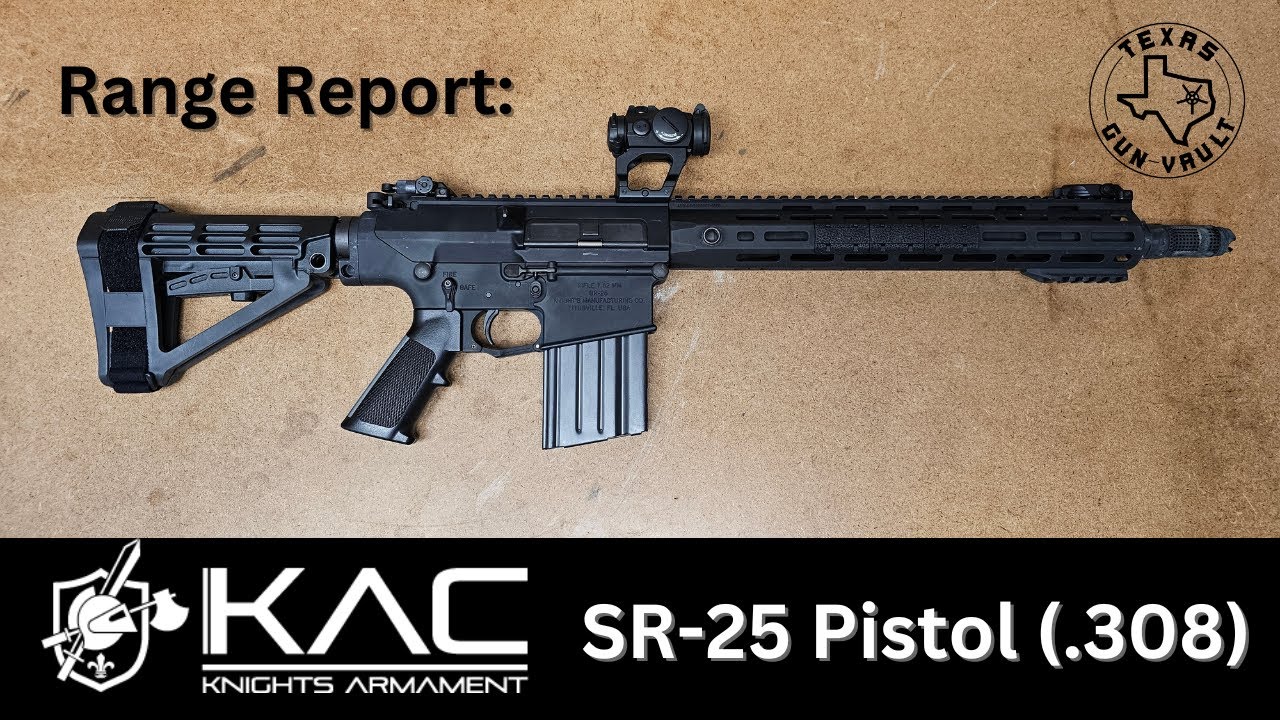 Отчет о стрельбе: Knight's Armament SR-25 (пистолет со стволом 14,5 дюймов в калибре .308)