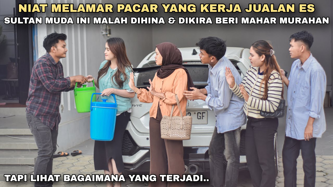GEGER‼️SEMUA ORANG DIBIKIN SYOK SAAT GADIS PENJUAL ES DILAMAR PACARNYA & DIBERI MAHAR MOBIL MEWAH‼️