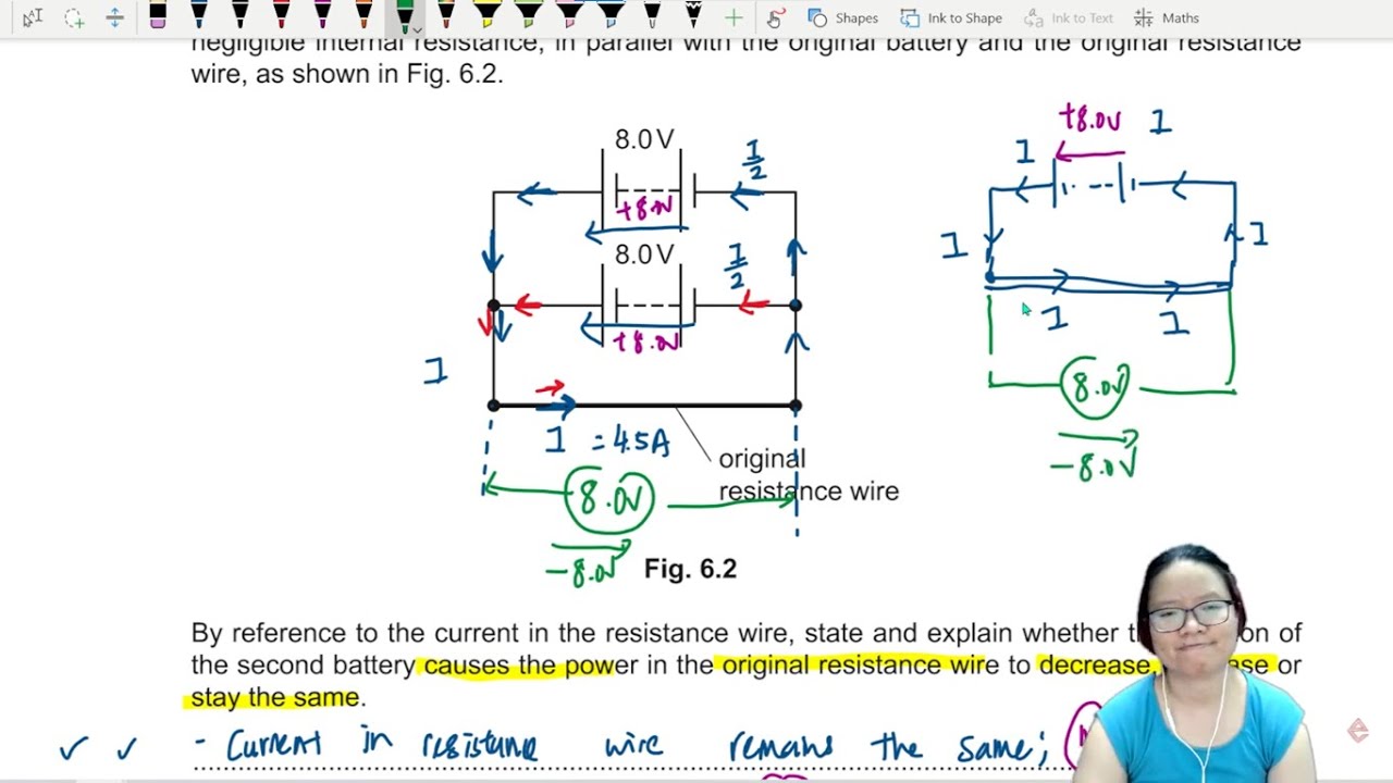 FM22 P22 Q6 Resistance Wire Circuit | Feb/March 2022 | Cambridge A Level 9702 Physics