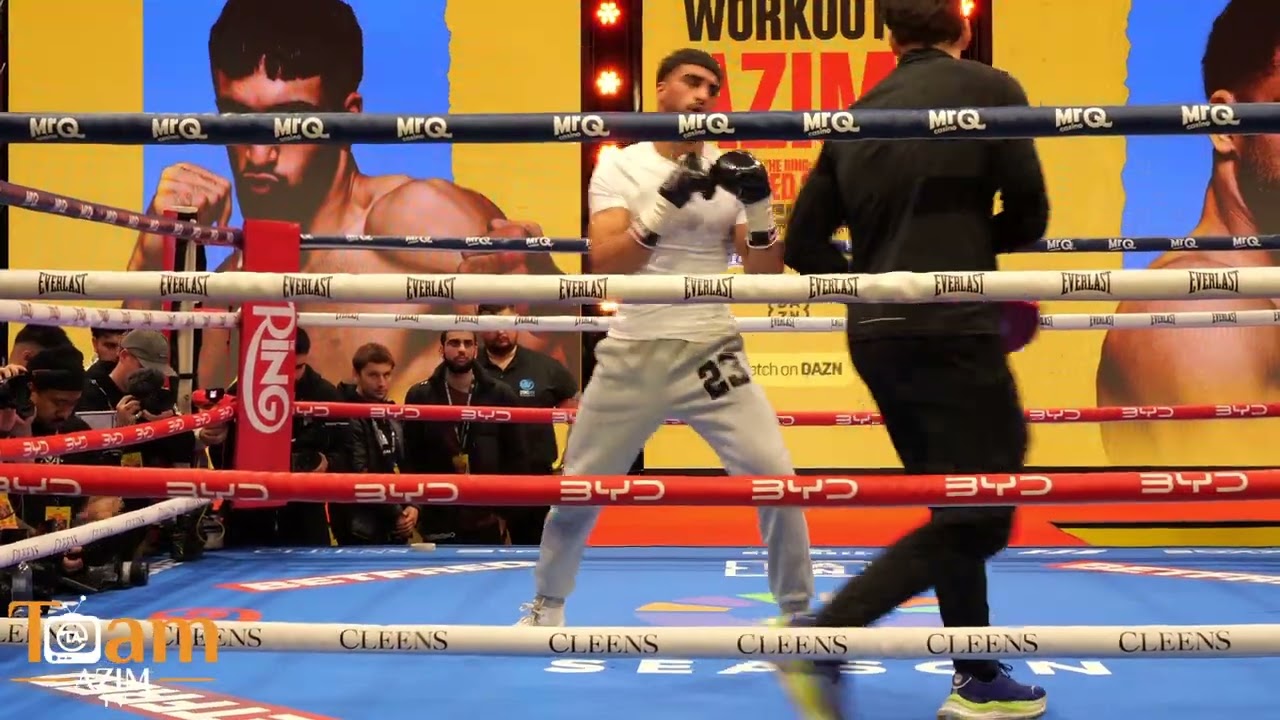 ADAM AZIM 🔥 Open Workout Pad Session with Shane McGuigan + Behind The Scenes
