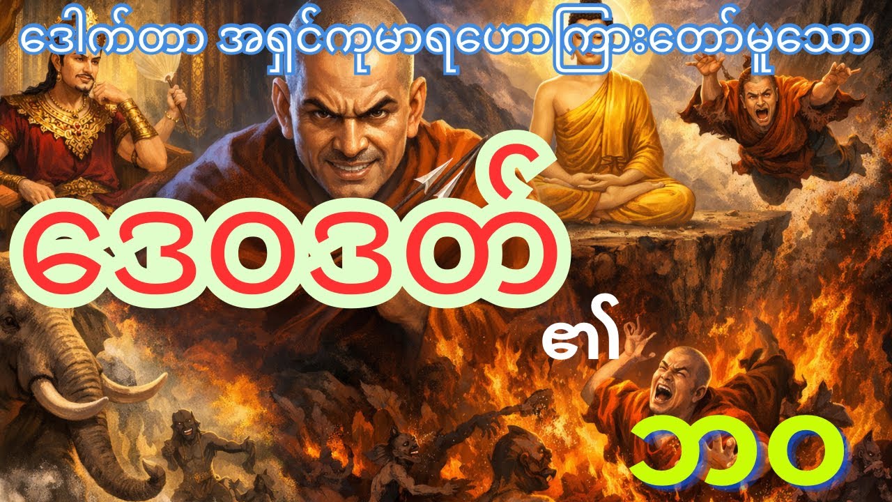 ဒေါက်တာ အရှင်ကုမာရ ဟောကြားတော်မူသော ဒေဝဒတ်၏ ဘဝ ဖြစ်ပေါ်လာပုံ တရားတော်
