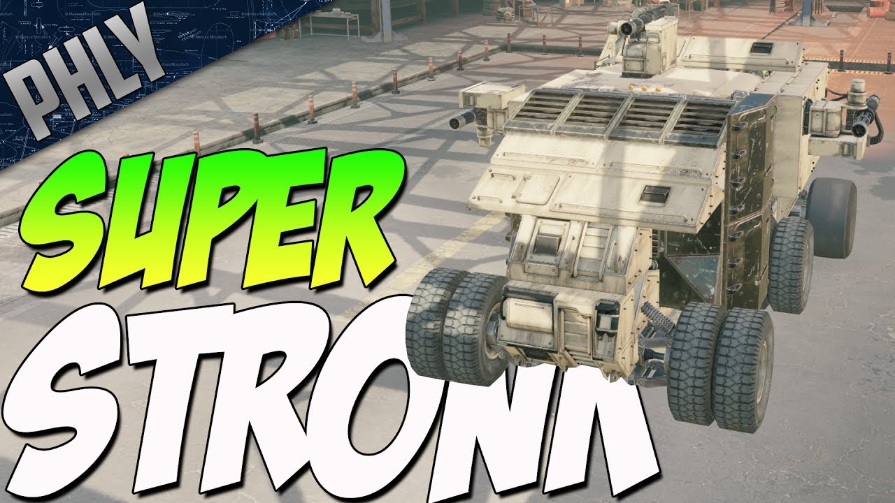 Crossout - LEVIATHAN KILLER - Beast Gatling Gun Build (Crossout Leviathan Gameplay)