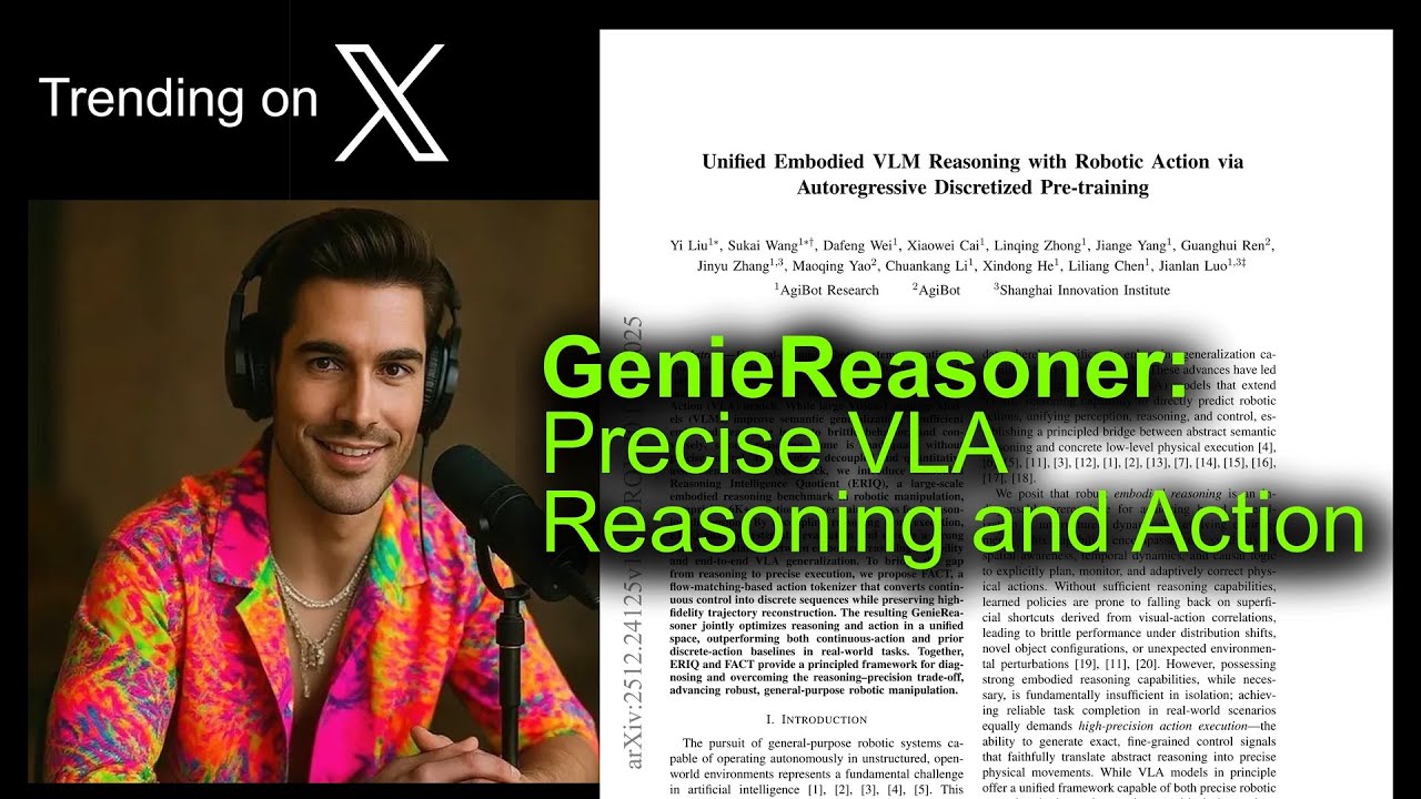 GenieReasoner: Precise VLA Reasoning and Action