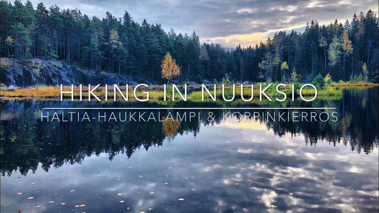 Autumn Hiking in Nuuksio: Haltia - Haukkalampi connecting trail & Korpinkierros
