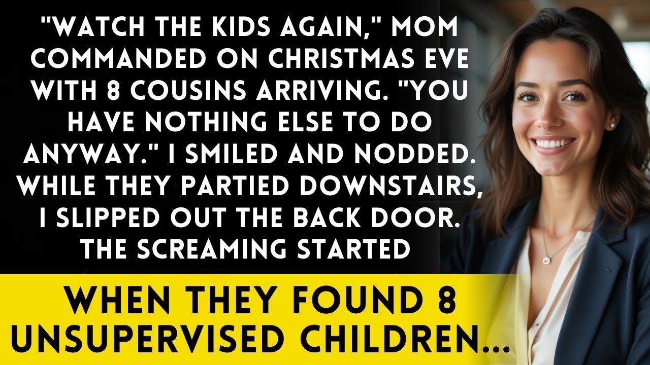 Family Made Me Their Free Babysitter for 15 Years I Disappeared During Christmas While 8 Kids Waited