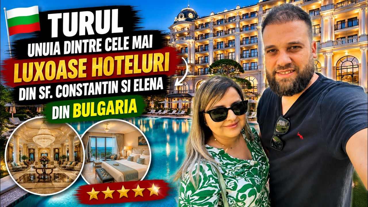 🇧🇬 Turul unuia dintre cele mai LUXOASE HOTELURI din Sf. Constantin si Elena din Bulgaria