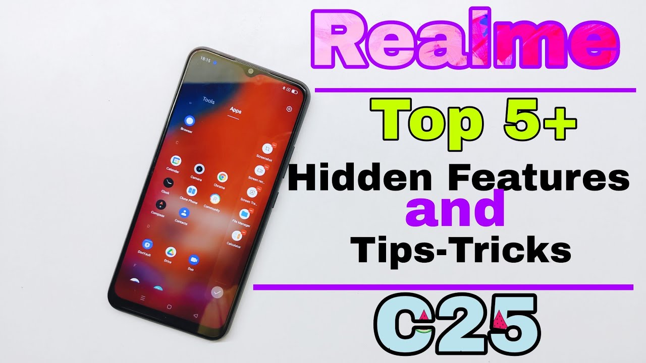 Realme C25 Top 5+ Hidden Features and Tips-Tricks Review Realme C25 Phones 2021 🔥🔥🔥