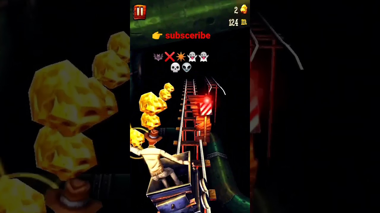 😱 Rail Rush Game Play👻🔥 #rail #youtubeshort #short #video