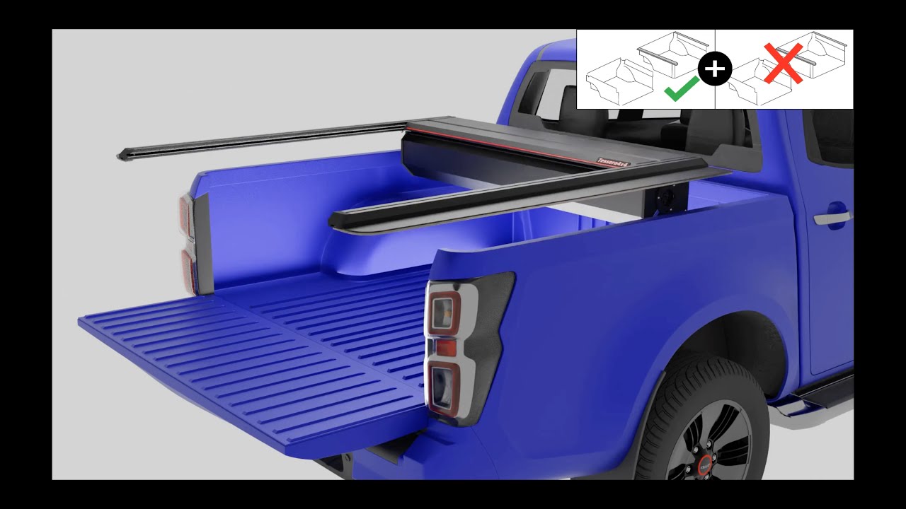 Isuzu D-max 2021+ installation video manual of Tessera Roll+ basic version (Tessera4x4 Rolls)