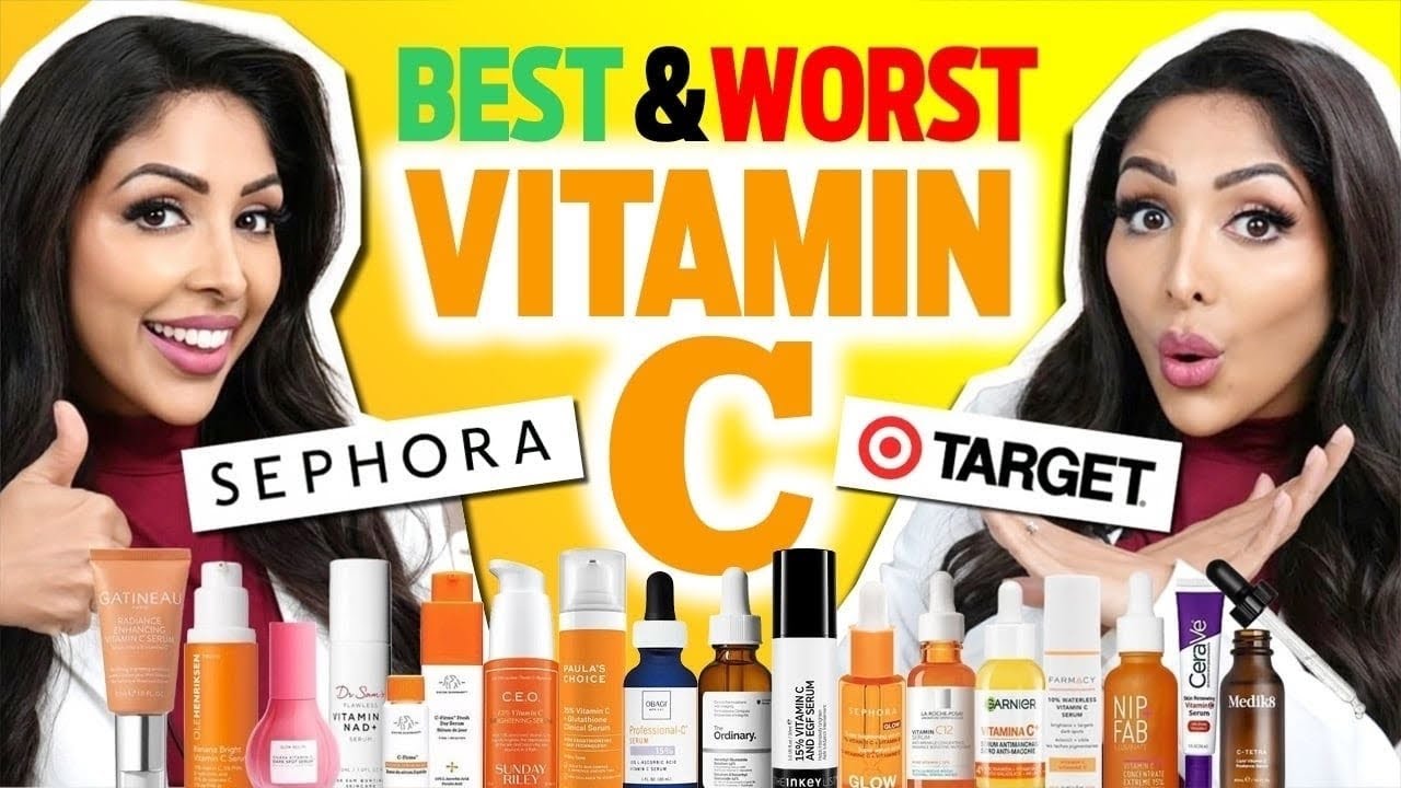 The BEST & WORST Vitamin C for brown/ black skin | Dr Vanita Rattan #vitamincserum 