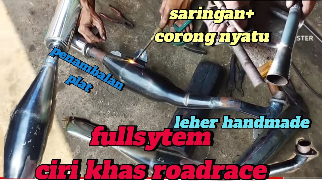 BLACK MAMBA KNALPOT F1ZR ROADRACE 116CC RISET BY:kHS_KALBAR