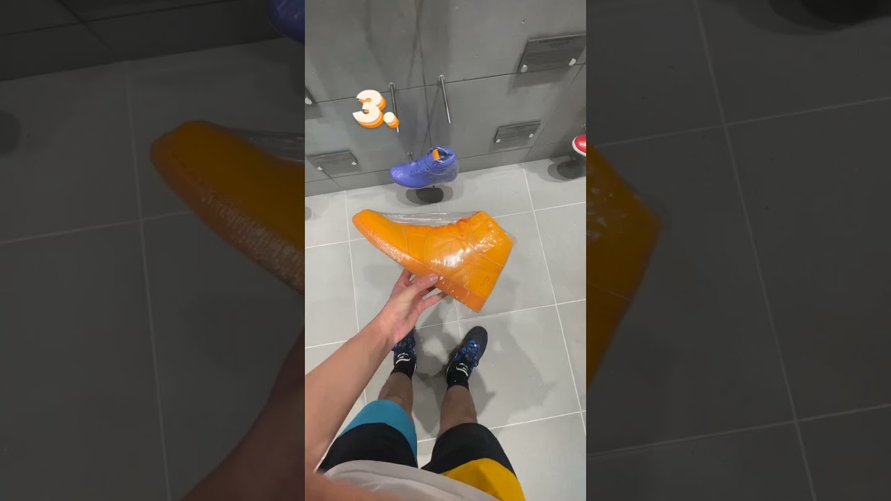 What ORANGE🟠 sneaker you taking home #orange #sneakers #shorts