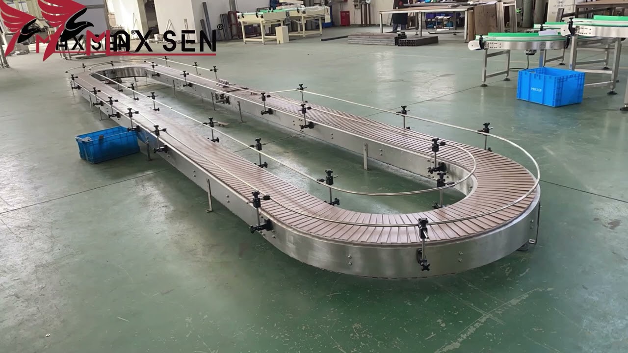 Long circle top chain conveyor