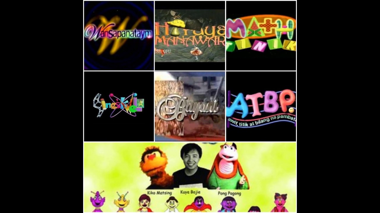 Pinoy 90s Kids - Wansapanataym, Hiraya manawari, Math tinik, Sineskwela, Bayani, ATBP, Batibot