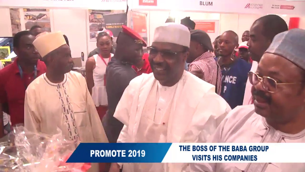 Visite du PCA du groupe BABA DAN PULLO  à PROMOTE 2019