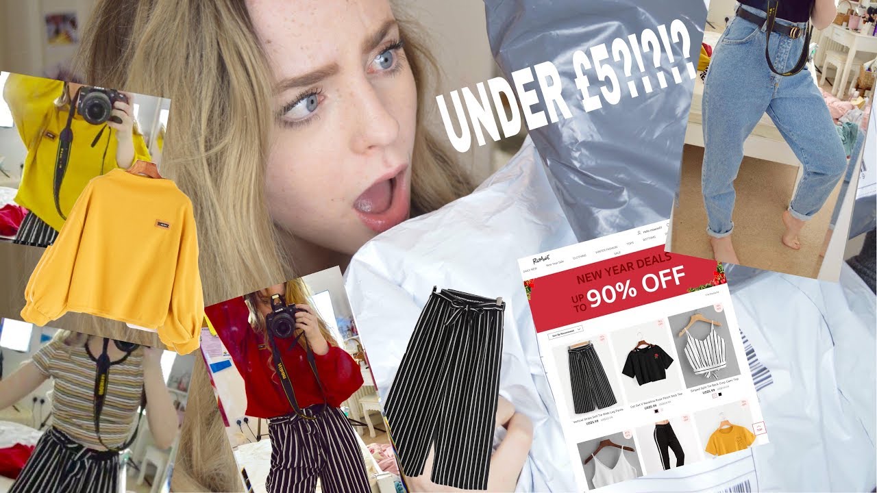 UNBOXING/TESTING CHEAP clothes websites!! RomWe, Shein, Depop