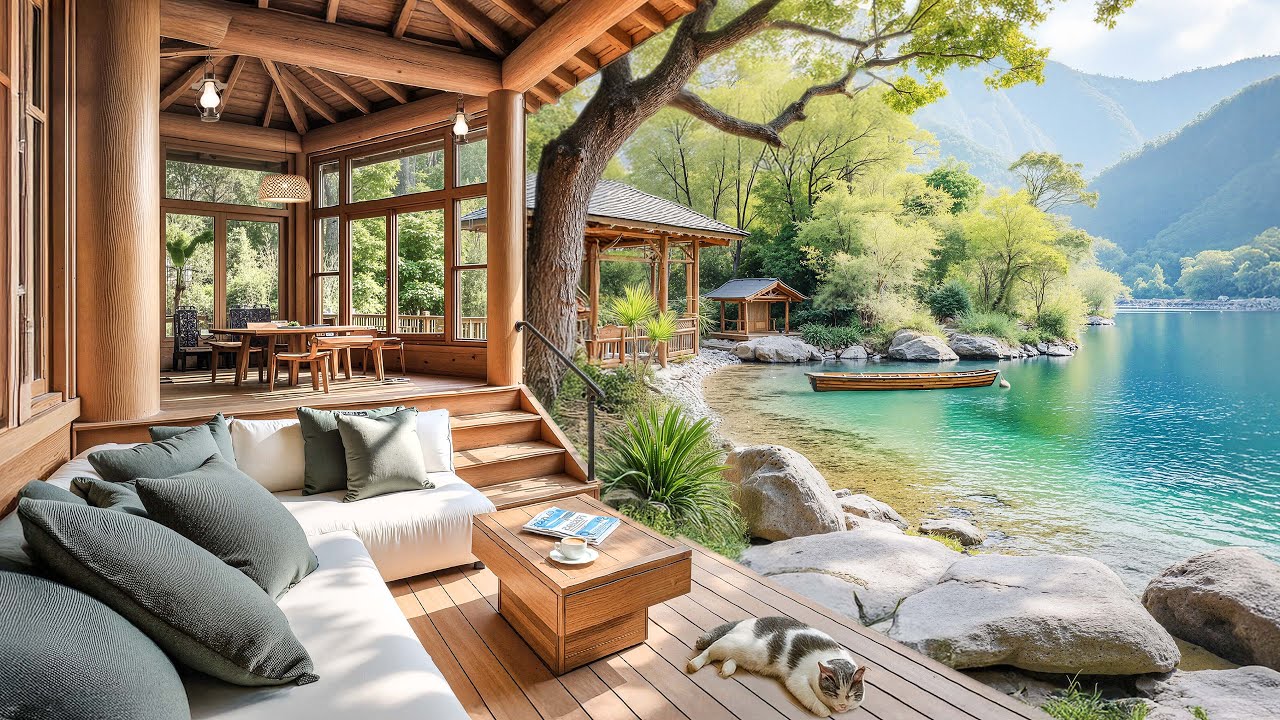 Домик у Кристального озера 🛶 Расслабляющий фортепианный джаз для спокойного утра и отдыха на природе