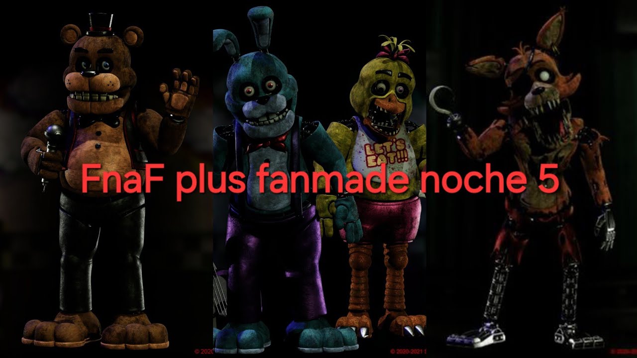 Leo Lion: Fnaf plus fanmade noche 5, la dificultad aumenta más cerca del final