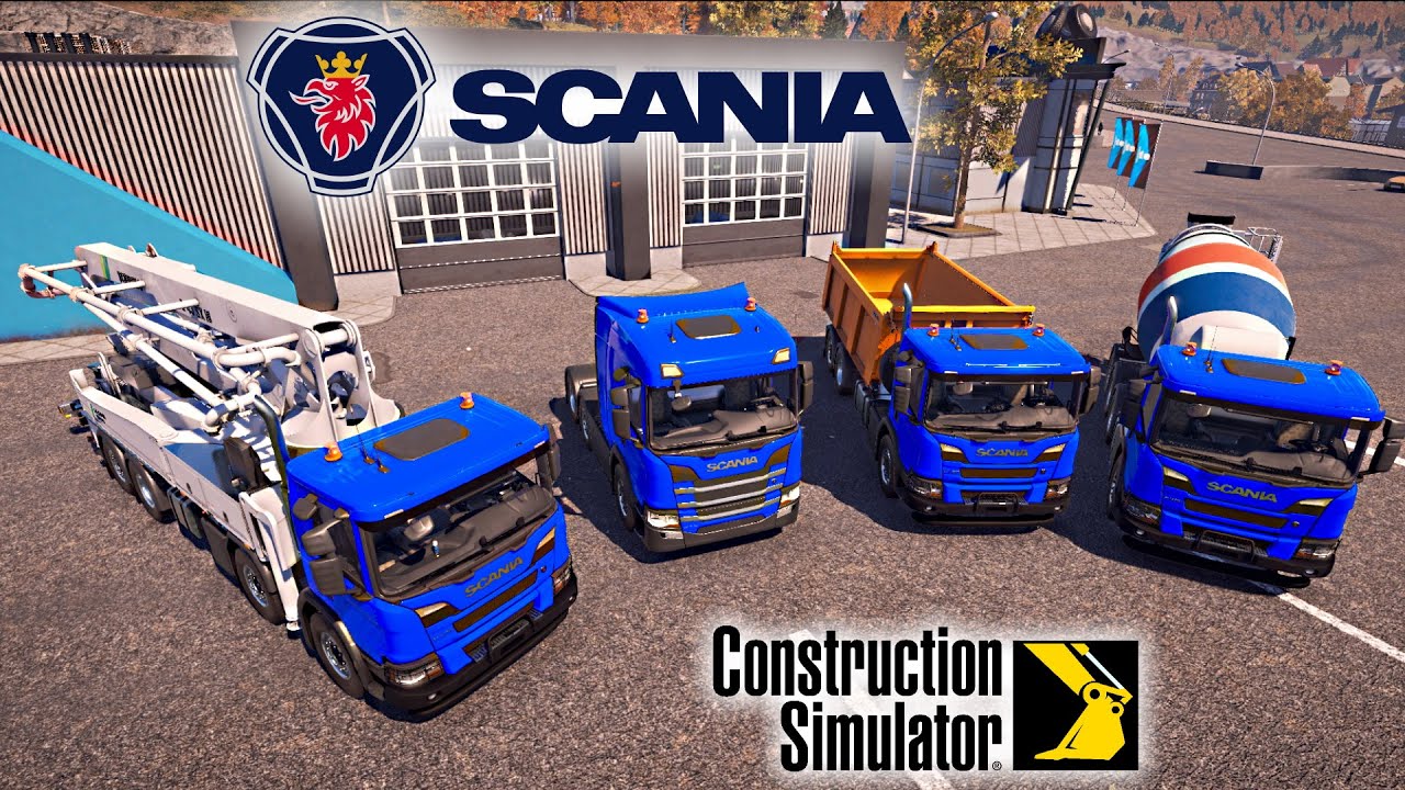 Construction Simulator 2022  🚧 Scania 🚧 Machine Closer Look #11