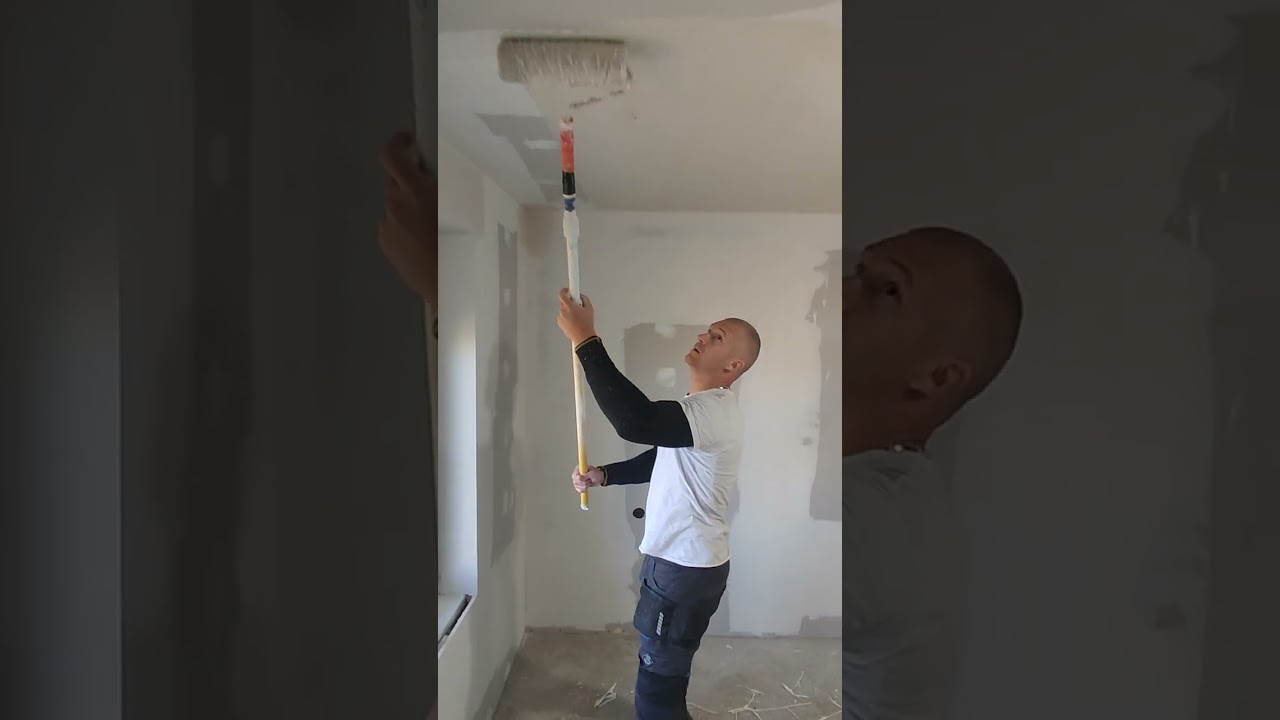 Шпакловане с валяк и нож 