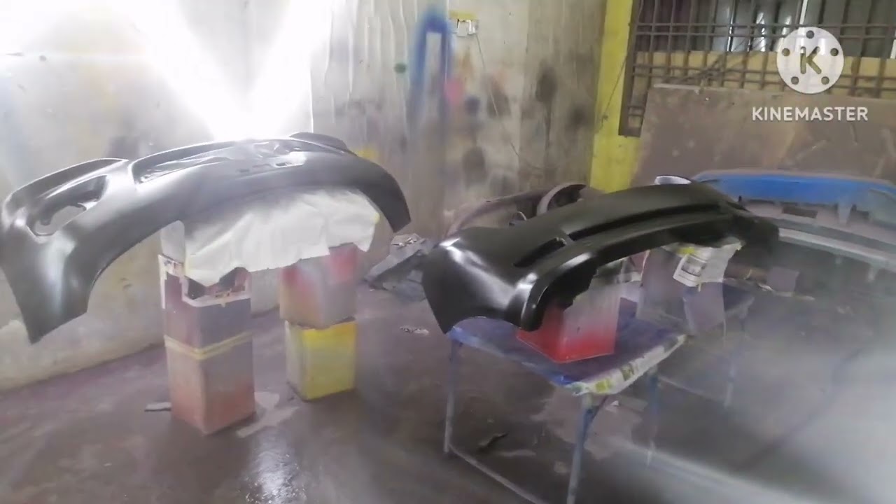 cara cat bumper baru guna plastik primer, supaya lekat