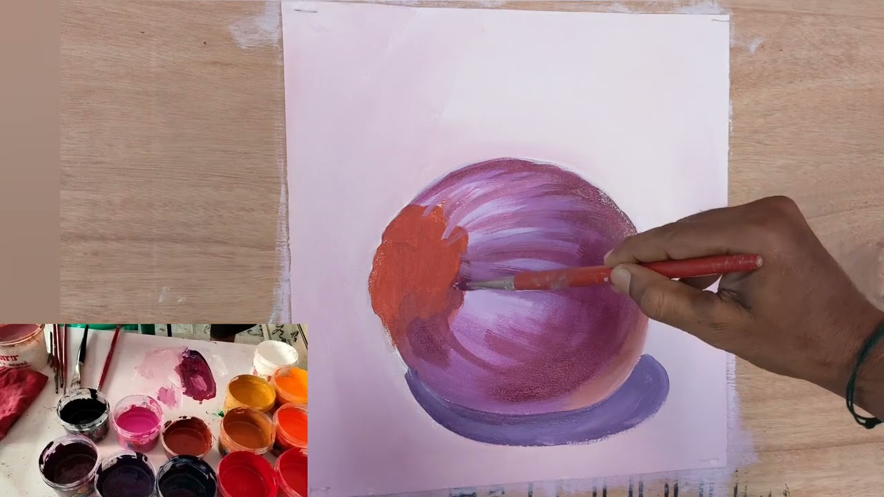 Acrylic Painting (Onion)