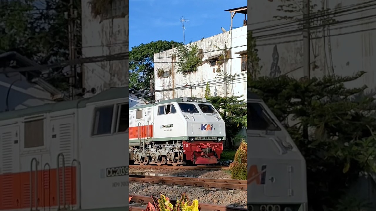 HONGENG !!! CC 203 10 SDT #semboyan35 #keretaapi