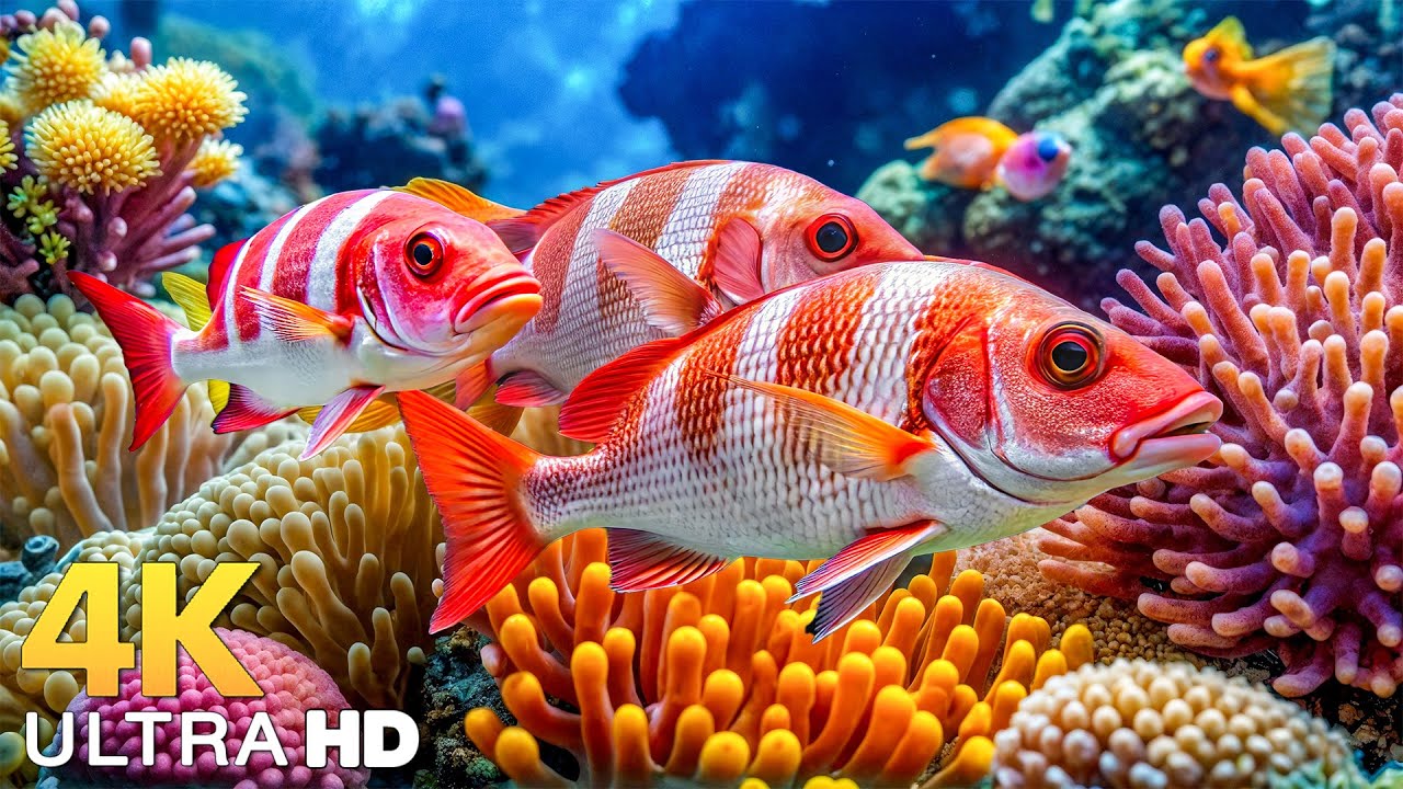 The Best 4K Aquarium - Explore the Underwater World and Beautiful Coral Reef Fish for Deep Sleep #8