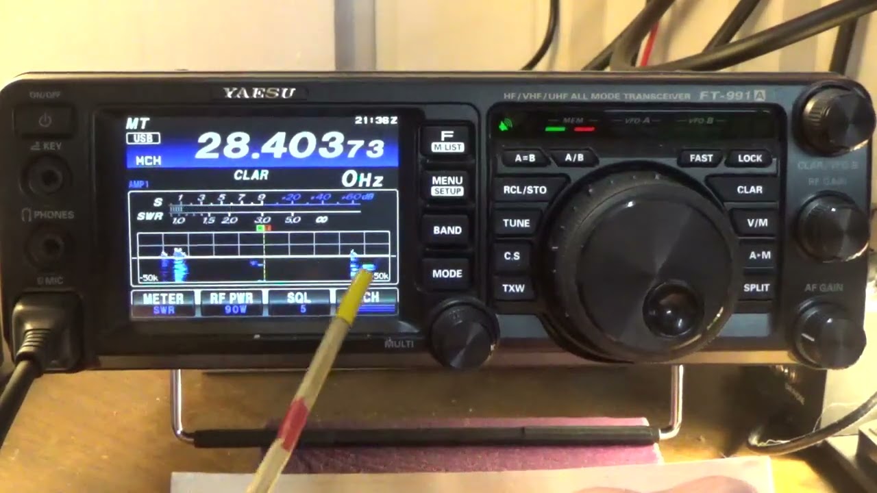 Setting Water Fall and Spectrum Analyzer on FT991A Out of the Box not updating when I hear stations