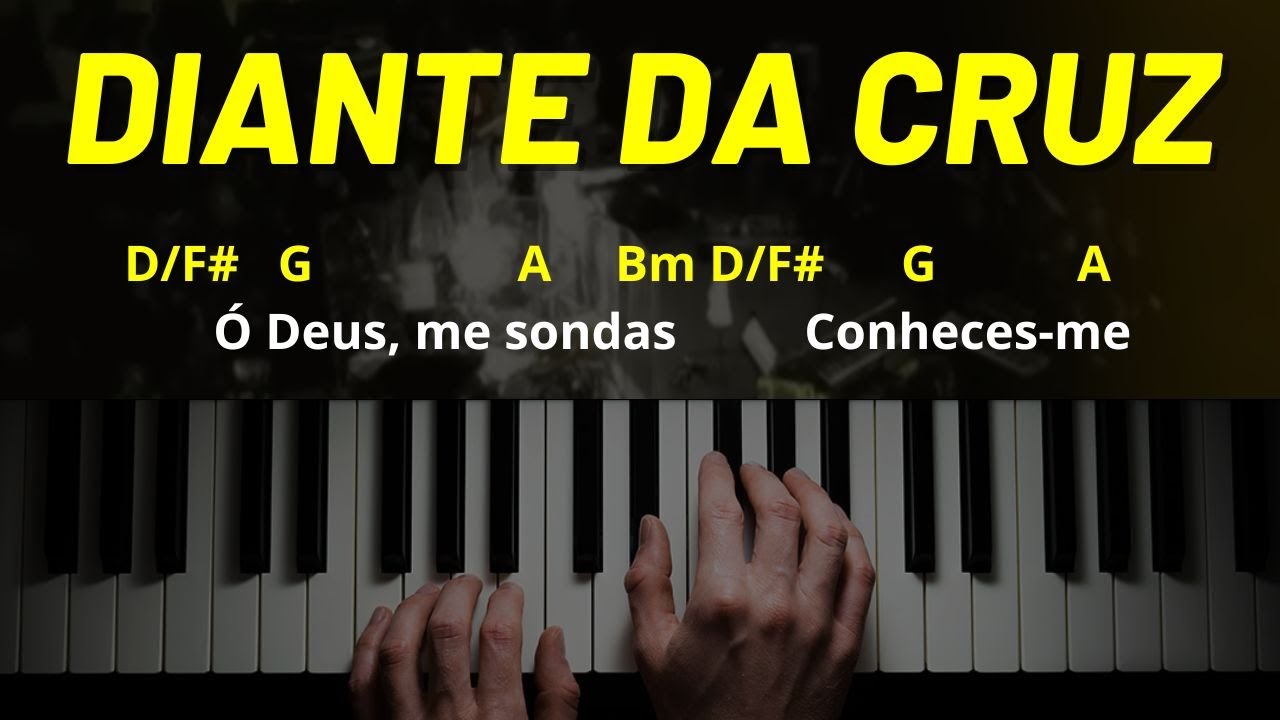 Diante da Cruz - Aline Barros - Aula de Teclado