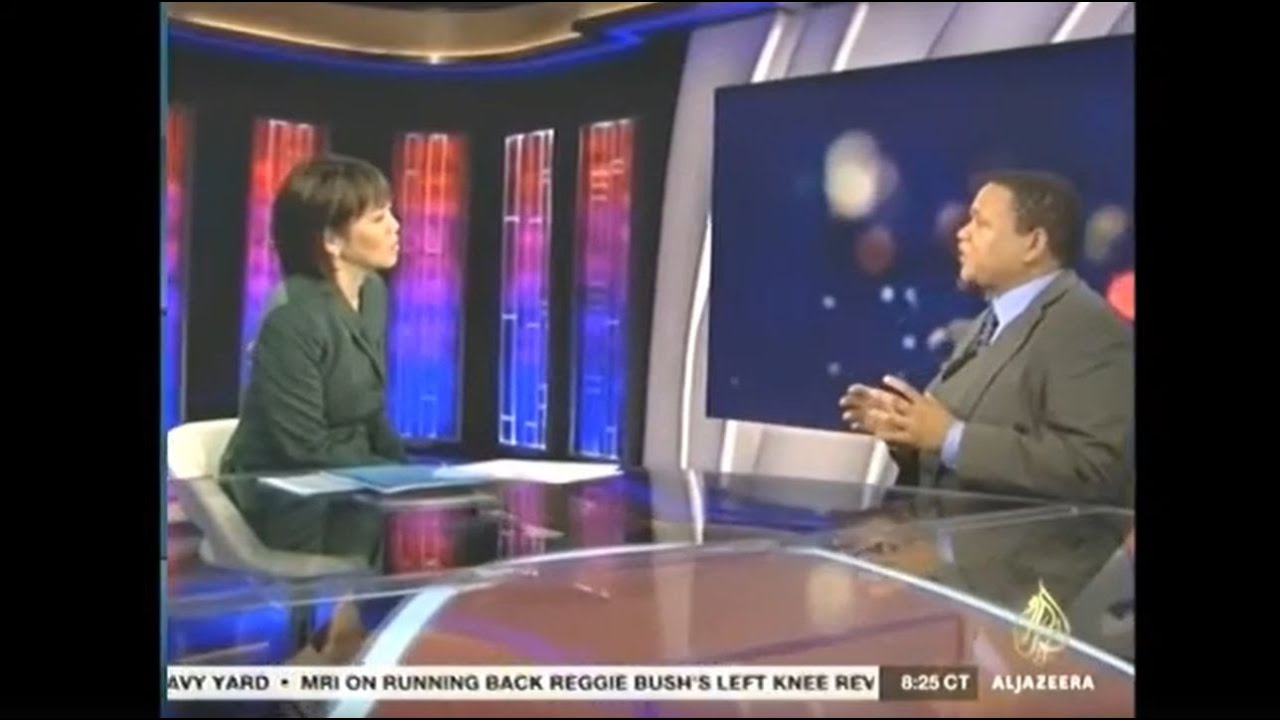 2013: Benjamin Bryant speaks with Joie Chen on 