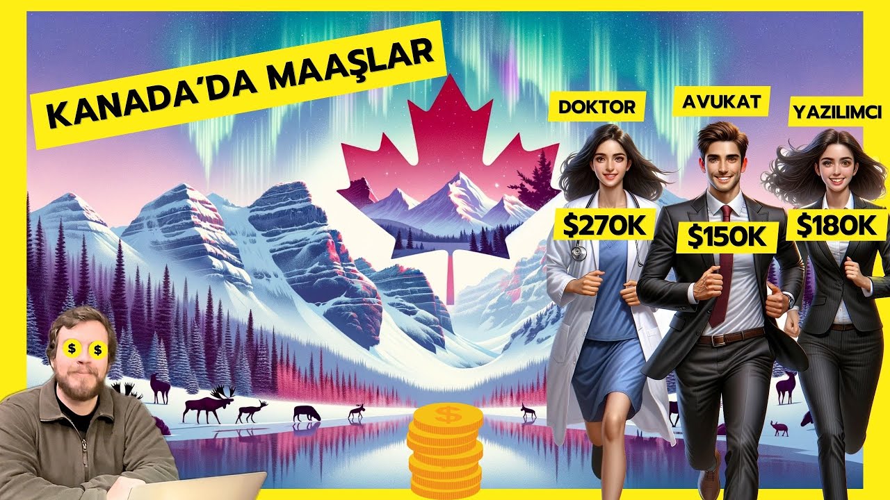 KANADA'DA MAAŞLAR: Doktor, Avukat, Yazılımcı, Sekreter