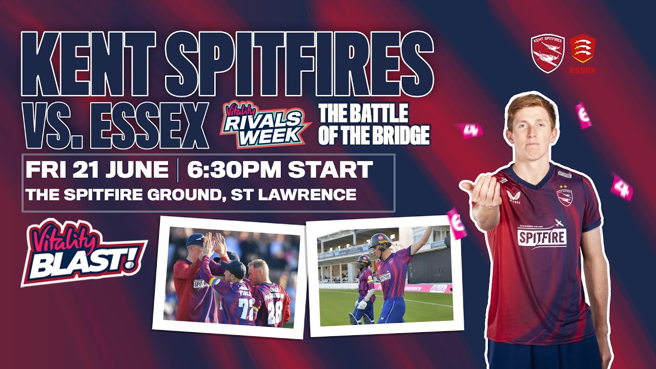 🎥 Highlights | Kent Spitfires vs. Essex