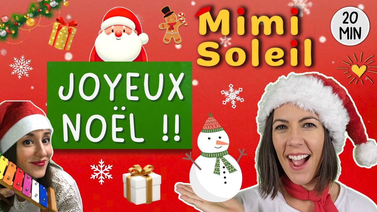 Joyeux Noël – Père-Noël, Renne, Bonhomme de neige –  Jeux éducatifs – Apprentissage du langage