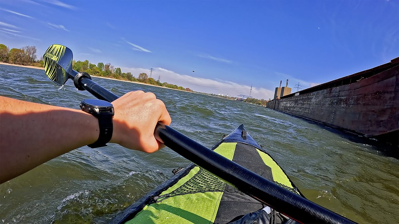 Kajaktour mit Übernachtung auf dem Rhein | Overnighter – Microabenteuer in Deutschland
