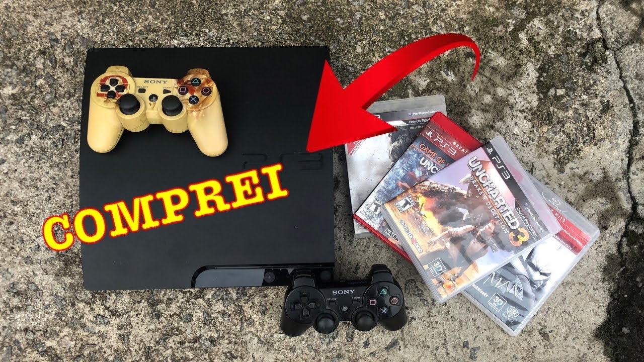 COMPREI UM PS3 SLIM FEIRA DO ROLO