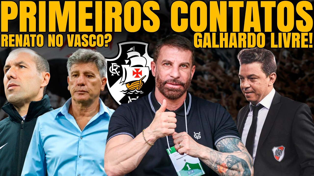 VASCO INICIA BUSCA POR NOVO TREINADOR! E CONTATOS CONTINUAM