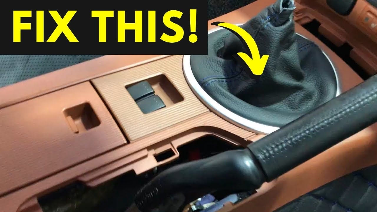 EASY NC MX-5 Miata Centre Console Removal & Gear Shifter Gate Bushing Replacement | Tach On Red
