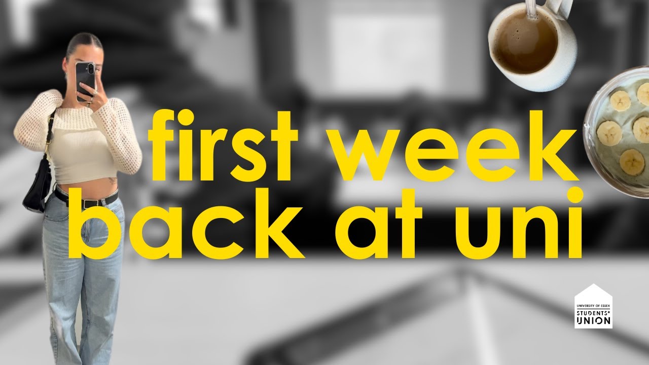 VLOG: First week back at the University of Essex