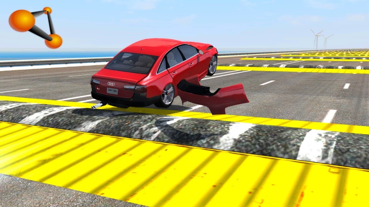 BeamNG.drive - Large Highway Speed Bumps