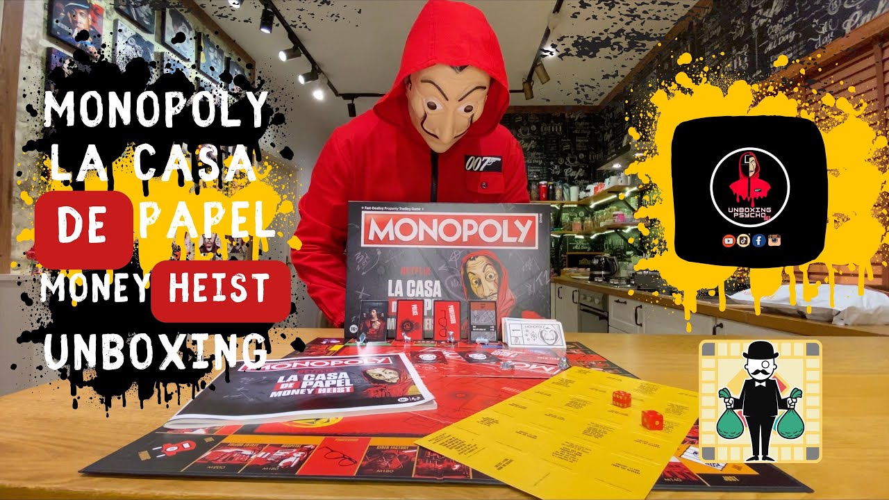 Monopoly La Casa De Papel, Money Heist, Unboxing.